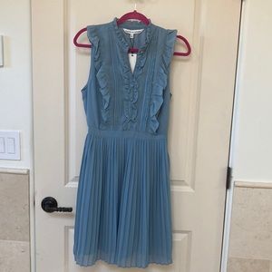 NWT cupcakes and cashmere dust blue dress size 6